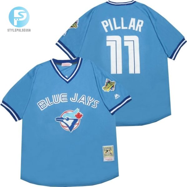 Toronto Blue Jays Kevin Pillar 11 2020 Mlb Teal Jersey stylepulseusa 1