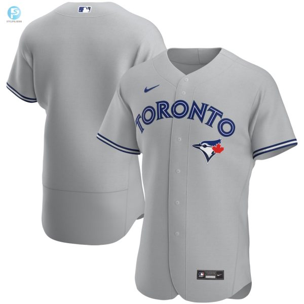 Toronto Blue Jays Road Authentic Team Jersey Gray Mlb stylepulseusa 1 1