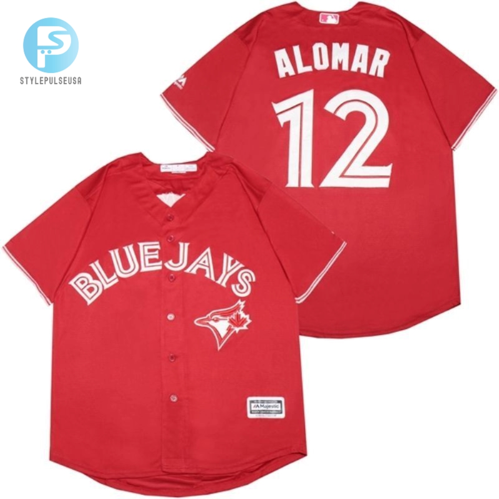 Toronto Blue Jays Roberto Alomar 12 2020 Mlb Red Jersey 