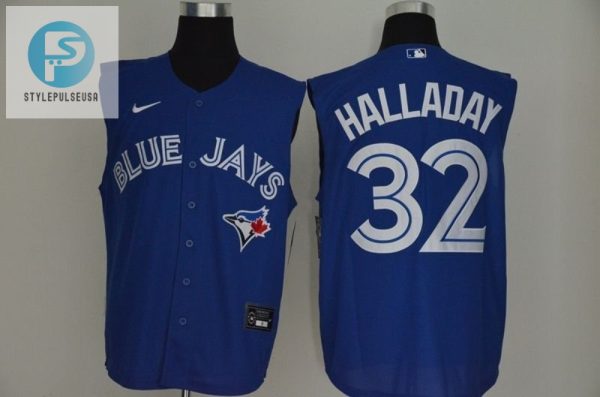 Toronto Blue Jays Roy Halladay 32 2020 Mlb Blue Jersey stylepulseusa 1