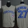 Toronto Blue Jays Vladimir Guerrero Jr. 27 2020 Mlb Grey Jersey stylepulseusa 1