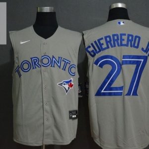 Toronto Blue Jays Vladimir Guerrero Jr. 27 2020 Mlb Grey Jersey stylepulseusa 1 1