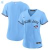 Toronto Blue Jays Womens Alternate Replica Team Jersey Powder Blue Mlb stylepulseusa 1