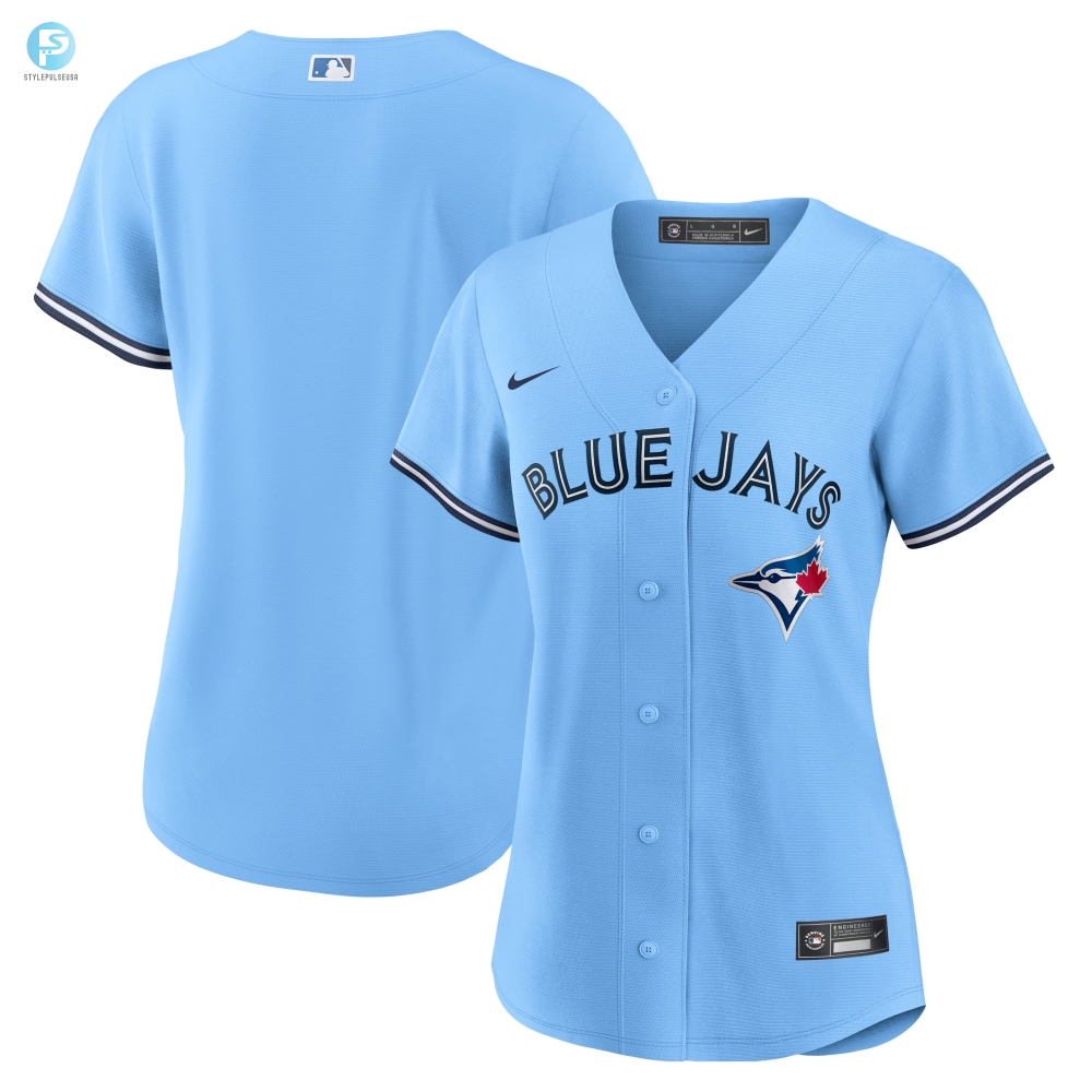 Toronto Blue Jays Womens Alternate Replica Team Jersey  Powder Blue Mlb 