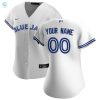 Toronto Blue Jays Womens Home Replica Custom Jersey White Custom Jerseys Mlb stylepulseusa 1