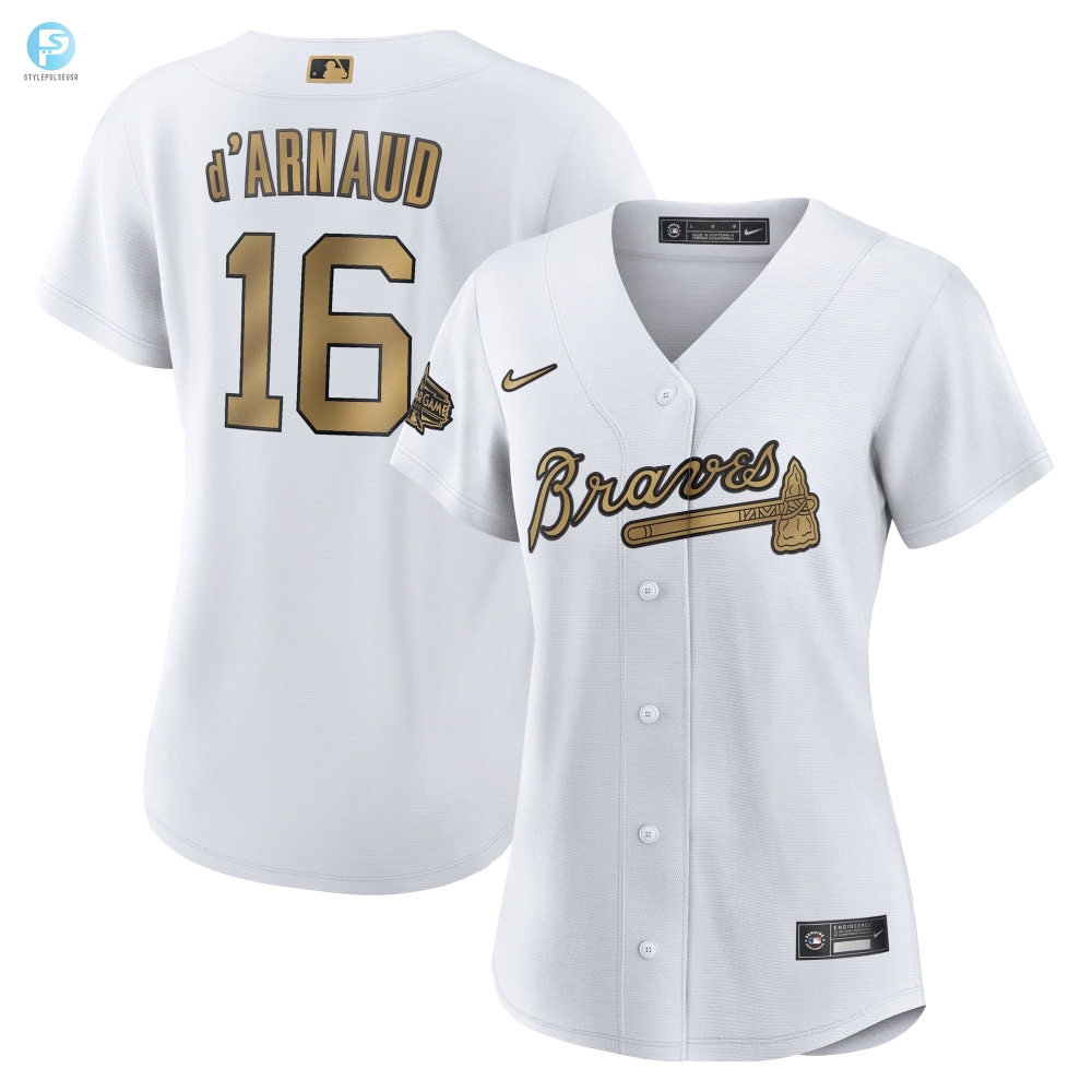 Travis Darnaud Atlanta Braves Womens 2022 Mlb Allstar Game Replica Player Jersey  White Mlb 