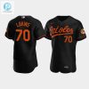 Travis Lakins 70 Baltimore Orioles Black Alternate Jersey stylepulseusa 1