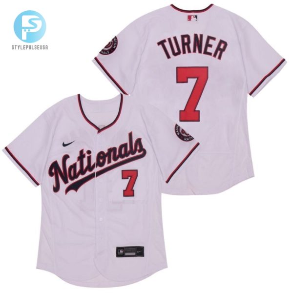 Trea Turner 7 Ashington Nationals 2020 Mlb White Jersey stylepulseusa 1