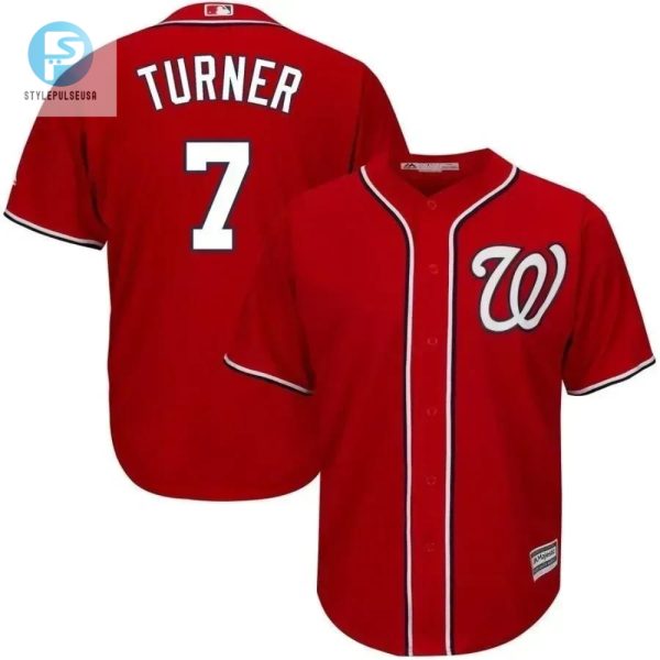 Trea Turner Washington Nationals Big And Tall Alternate Cool Base Player Jersey Scarlet stylepulseusa 1