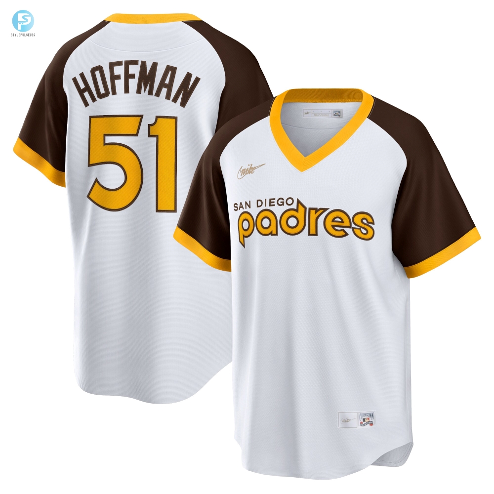 Trevor Hoffman San Diego Padres Home Cooperstown Collection Player Jersey  White Mlb 