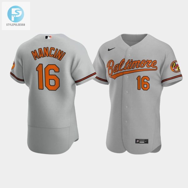 Trey Mancini 16 Baltimore Orioles Gray Road Jersey stylepulseusa 1