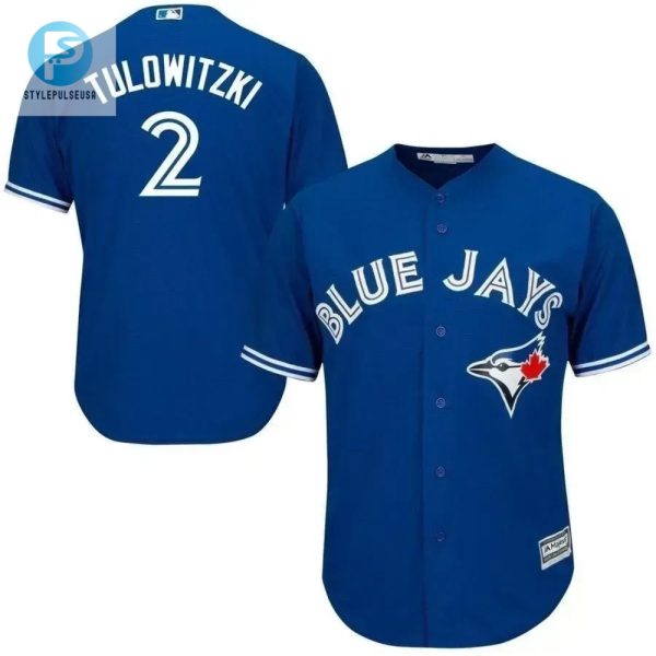 Troy Tulowitzki Toronto Blue Jays Official Cool Base Player Jersey Royal stylepulseusa 1