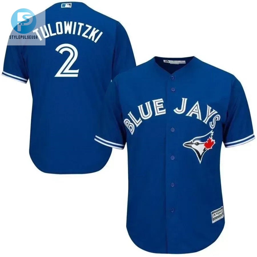 Troy Tulowitzki Toronto Blue Jays Official Cool Base Player Jersey  Royal 