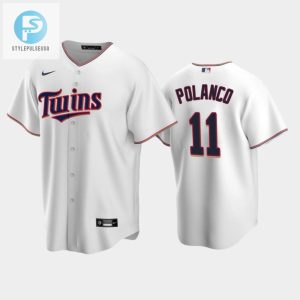 Twins 11 Jorge Polanco Home White Jersey stylepulseusa 1 1