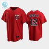 Twins 12 Jake Odorizzi Alternate Jersey Red Jersey stylepulseusa 1