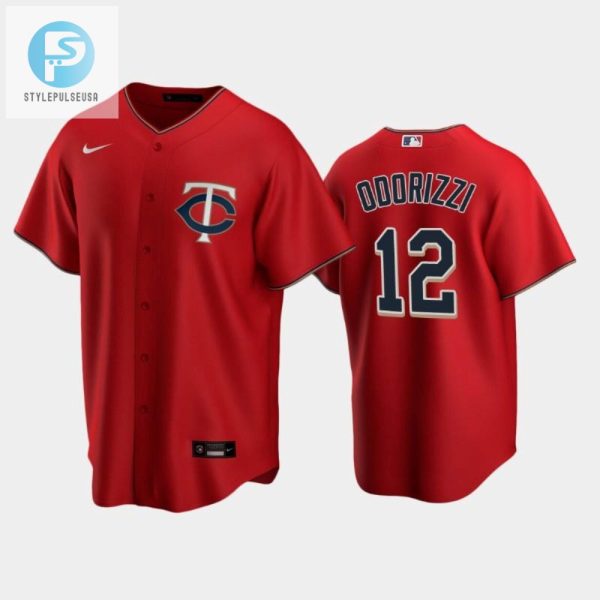 Twins 12 Jake Odorizzi Alternate Jersey Red Jersey stylepulseusa 1 1