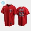 Twins 22 Miguel Sano Alternate Jersey Red Jersey stylepulseusa 1