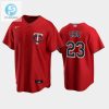 Twins 23 Nelson Cruz Alternate Jersey Red Jersey stylepulseusa 1