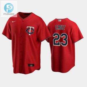 Twins 23 Nelson Cruz Alternate Jersey Red Jersey stylepulseusa 1 1