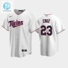 Twins 23 Nelson Cruz Home White Jersey stylepulseusa 1