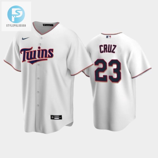 Twins 23 Nelson Cruz Home White Jersey stylepulseusa 1 1