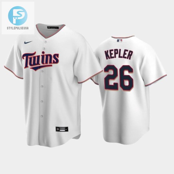 Twins 26 Max Kepler Home White Jersey stylepulseusa 1