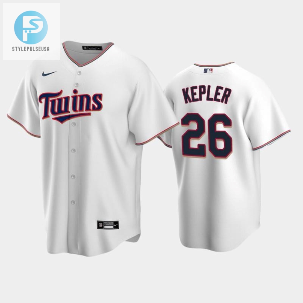 Twins 26 Max Kepler Home White Jersey 