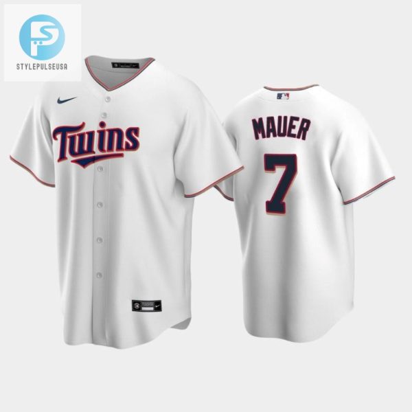 Twins 7 Joe Mauer Home White Jersey stylepulseusa 1