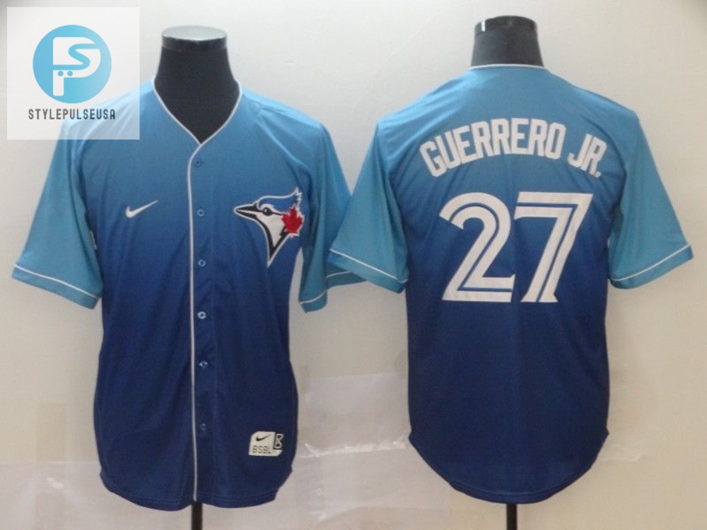 Vladimir Guerrero Jr 27 Toronto Blue Jays 2020 Mlb Gray Jersey 