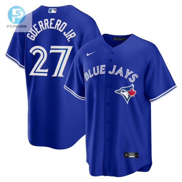 Vladimir Guerrero Jr. 27 Toronto Blue Jays Alternate Jersey Royal stylepulseusa 1