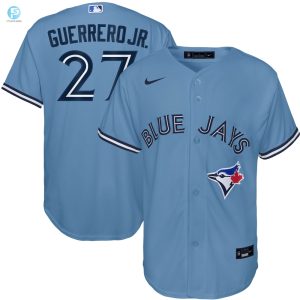 Vladimir Guerrero Jr. Toronto Blue Jays Alternate Replica Player Jersey Powder Blue Mlb stylepulseusa 1 1