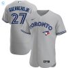 Vladimir Guerrero Jr. Toronto Blue Jays Road Authentic Player Jersey Gray Mlb stylepulseusa 1