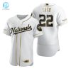 Washington Nationals 22 Juan Soto Mlb Golden Brandedition White Jersey Gift For Nationals Fans stylepulseusa 1