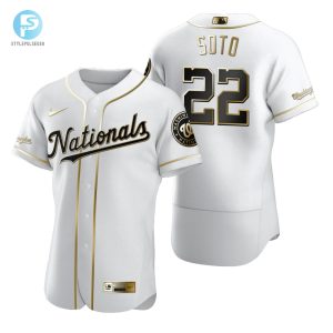 Washington Nationals 22 Juan Soto Mlb Golden Brandedition White Jersey Gift For Nationals Fans stylepulseusa 1 1