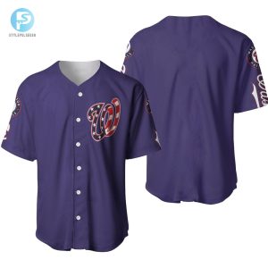 Washington Nationals 2020 Mlb Blue Us Flag Jersey Inspired Baseball Jersey stylepulseusa 1 1