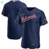 Washington Nationals Alternate Authentic Team Jersey Navy Mlb stylepulseusa 1