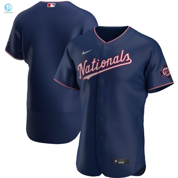 Washington Nationals Alternate Authentic Team Jersey Navy Mlb stylepulseusa 1 1