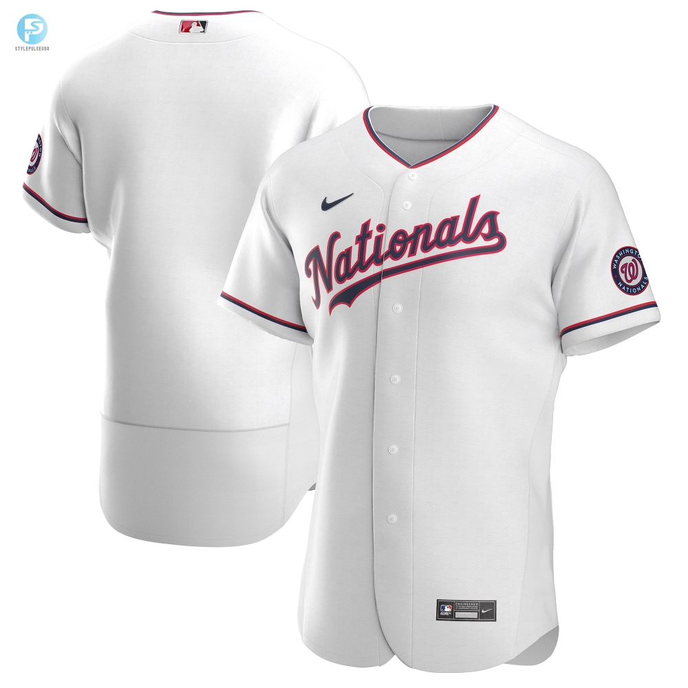 Washington Nationals Alternate Authentic Team Jersey White Mlb 