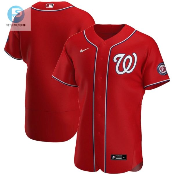 Washington Nationals Alternate Team Elite Jersey Red stylepulseusa 1