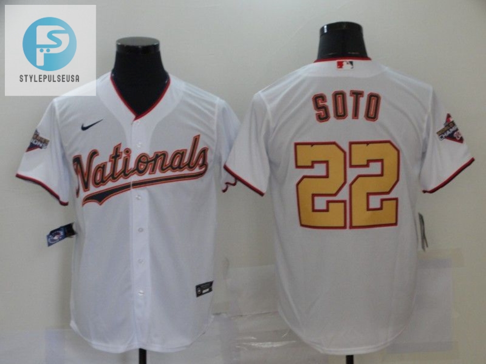 Washington Nationals Juan Soto 22 2020 Mlb White Jersey stylepulseusa 1