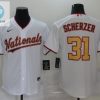 Washington Nationals Max Scherzer 31 2020 Mlb White Jersey stylepulseusa 1