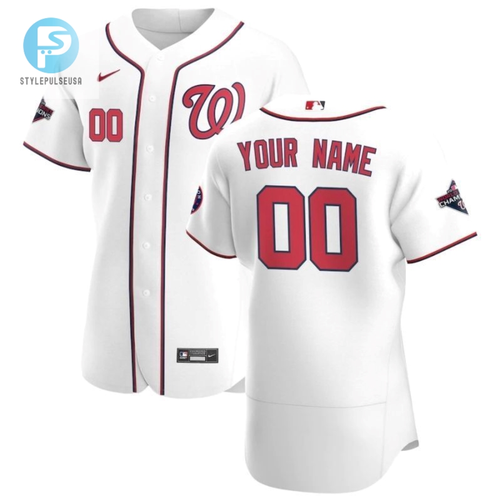 Washington Nationals Personalized 2020 Mlb White Custom Jersey 