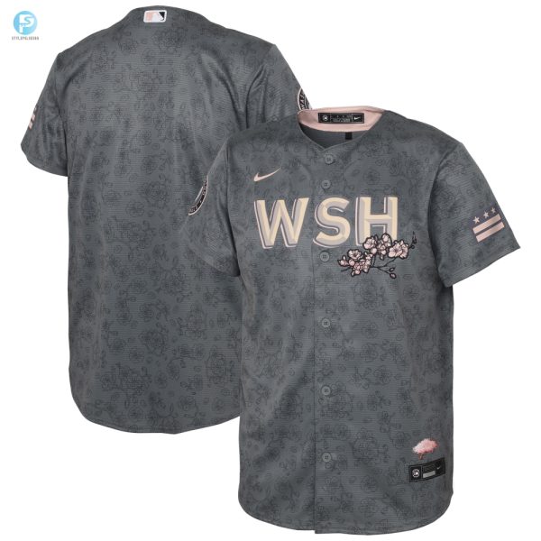 Washington Nationals Preschool 2022 City Connect Replica Jersey Gray Mlb stylepulseusa 1