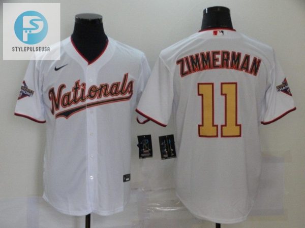 Washington Nationals Ryan Zimmerman 11 2020 Mlb White Jersey stylepulseusa 1