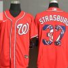 Washington Nationals Stephen Strasburg 37 2020 Mlb Red Orange Jersey stylepulseusa 1