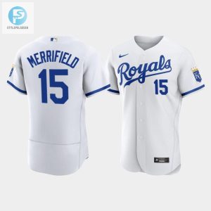 Whit Merrifield 15 Kansas City Royals Mens 202223 Home Jersey White Jersey stylepulseusa 1 1