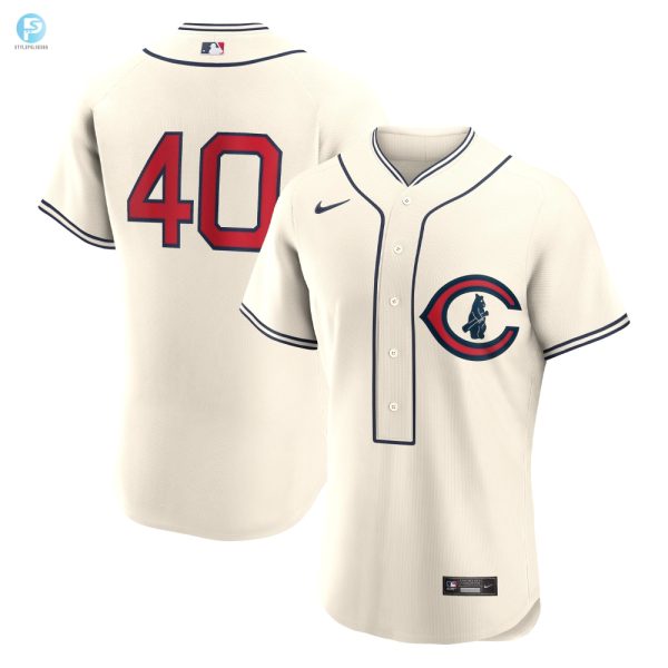 Willson Contreras Chicago Cubs 2022 Mlb At Field Of Dreams Game Authentic Player Jersey Cream Mlb stylepulseusa 1