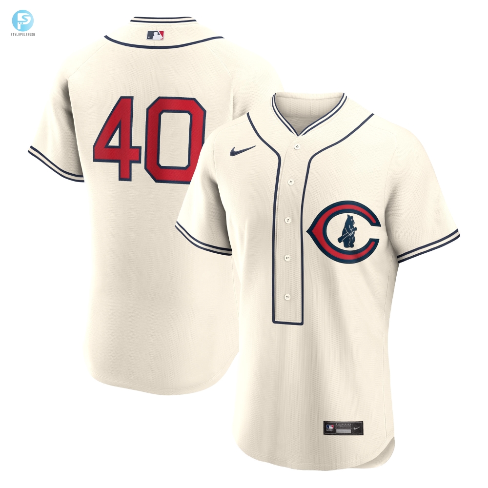 Willson Contreras Chicago Cubs 2022 Mlb At Field Of Dreams Game Authentic Player Jersey  Cream Mlb 