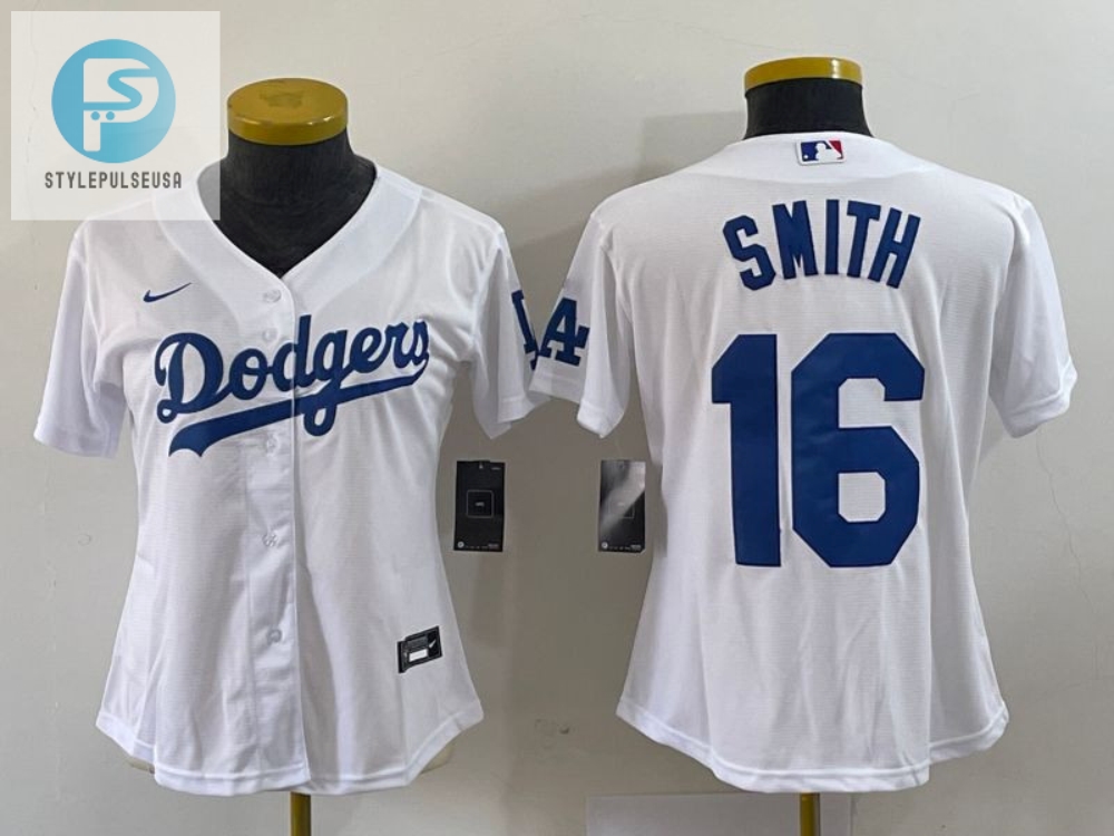 Women Los Angeles Dodgers 16 Will Smith Jersey 