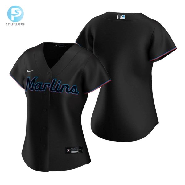 Womens Miami Marlins 2020 Black Jersey Mlb Gift For Marlins And Baseball Fans stylepulseusa 1